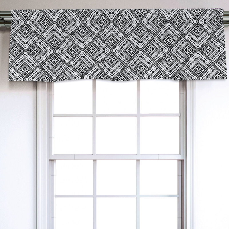 Sateen Ruffled Window Valance