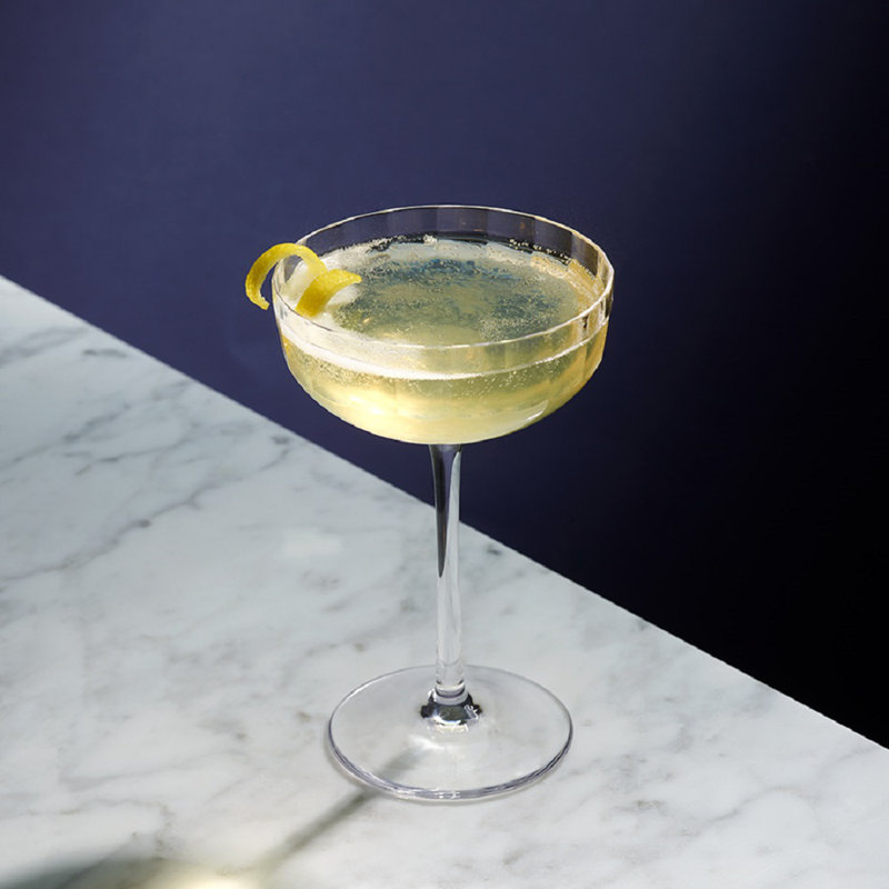 Fluted Handmade Crystal Coupe, 5.1