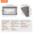 LED Wall Pack Lights 100W 240 - Head LED Hardwired Outdoor Security Wall Pack