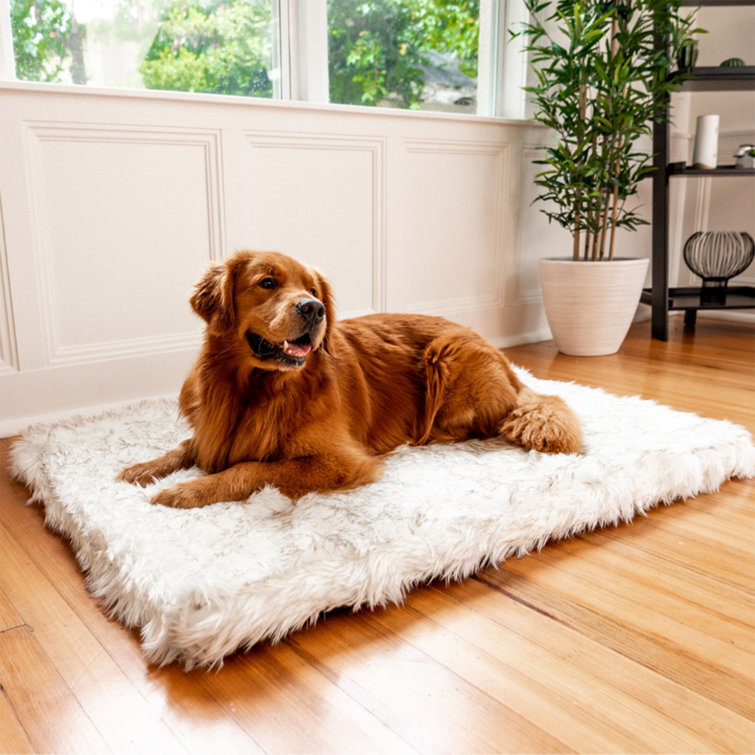 Powhattan Puprug Runner Faux Fur Memory Foam Dog Mat