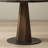 Dark Walnut Round Rock plate Solid wood base plate wax wood table legs Dining table-2093194161
