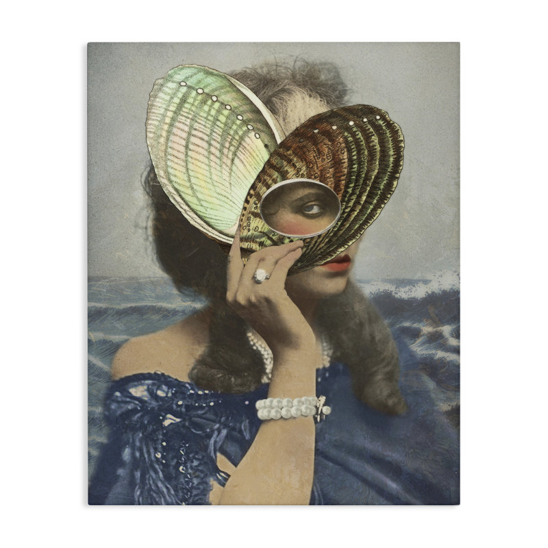 Portrait de toile Naturalist, design par Victoria Barnes, H 20 po x l 16 po
