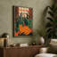 Cat Among Potted Plants Boho - Wrapped Canvas-418591332-418591338