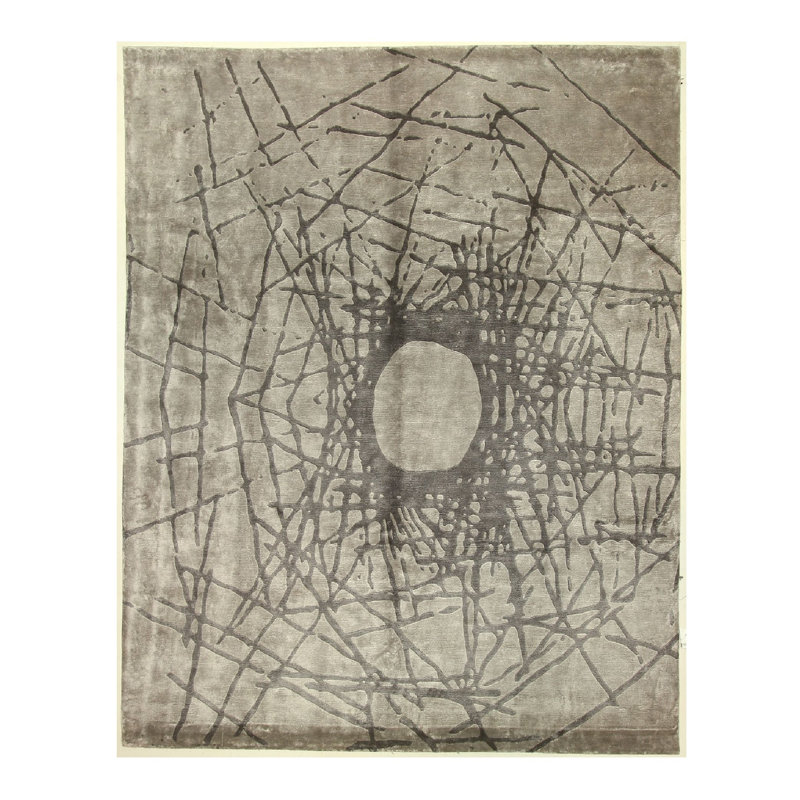 Hand Knotted Abstract Rug