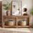 Solid Wood Console Table For Entryway, 70.9" Farmhouse Sofa Table Behind Couch With Storage Shelves For Living Room, Foyer, Hallway
