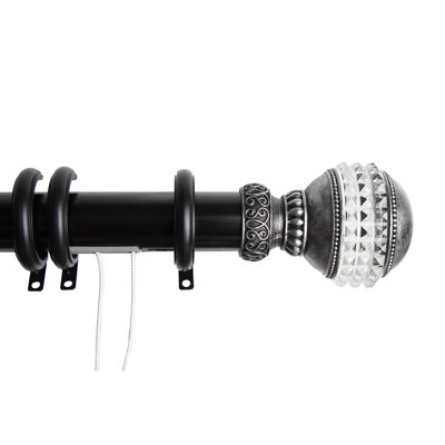 Sieber Adjustable Single Curtain Rod