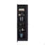 Armoire de rangement Manika, blanchisserie, noir