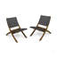 Ensemble de 2 chaises pliantes HUNTSVILLE