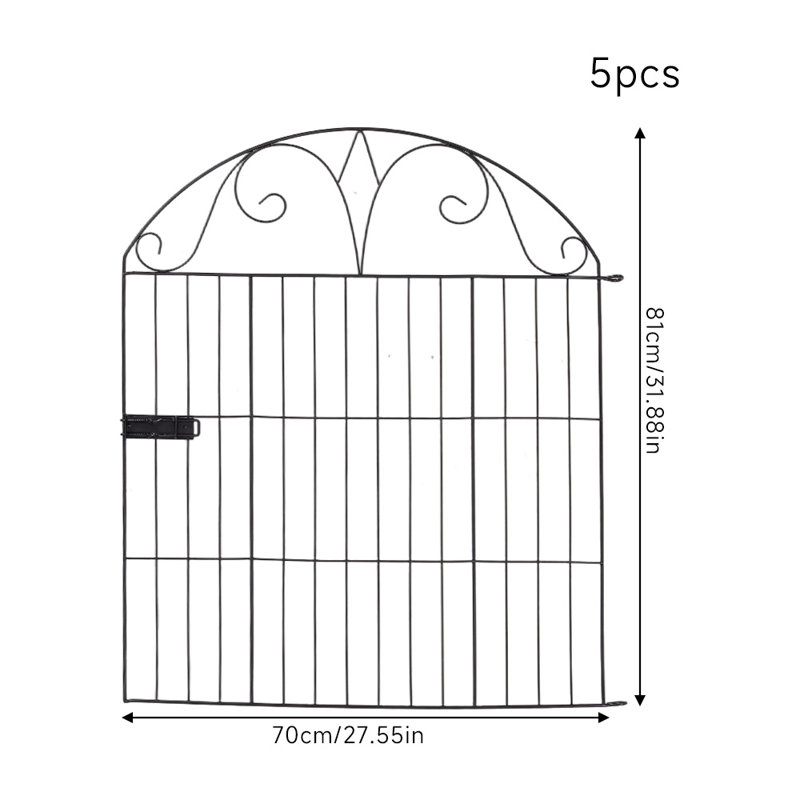 81 cm H x 70 cm W Border Fencing