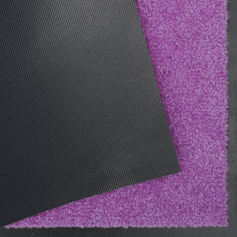 Wash & Clean Doormat, 40cm W x 60cm L, Violet