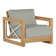 Malta Teak Outdoor Lounge Chair