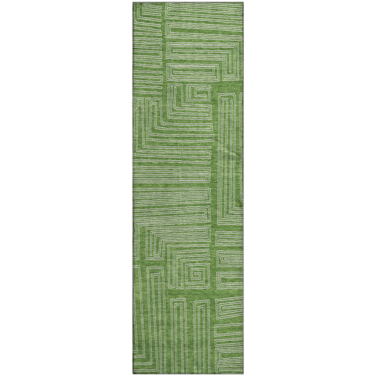Premium Machine Washable Harrietstown AMF1045 Geometric Rug
