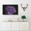 Lone Purple Rose - Wrapped Canvas-56628995