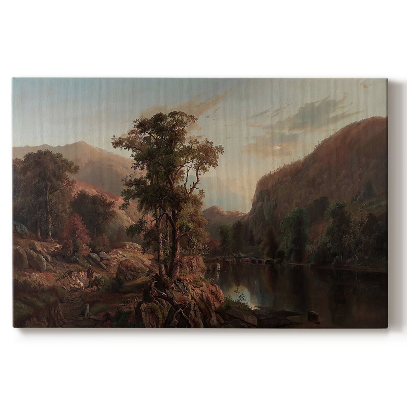 Paysages rétro-CCL XXVII -Galerie enveloppée Cavas, 8 x 12