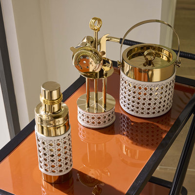 Basketweave Cocktail Shaker