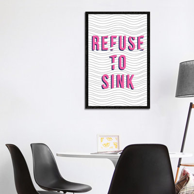 Refuse To Sink by The Native State - Floater Frame Gallery-Wrapped Canvas Giclée on Canvas