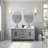 60" Double Bathroom Vanity Set-94811327-94811326