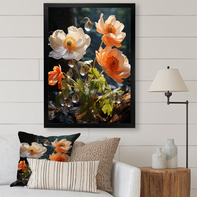 Fleurs sauvages du jardin de la tranquillité II sur toile