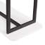 Console de 71 po en blanc Celine (2 tablettes)-1300693460