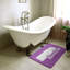 Tapis rectangulaire antidérapant pour salle de bain-42101507-42101510-122103221