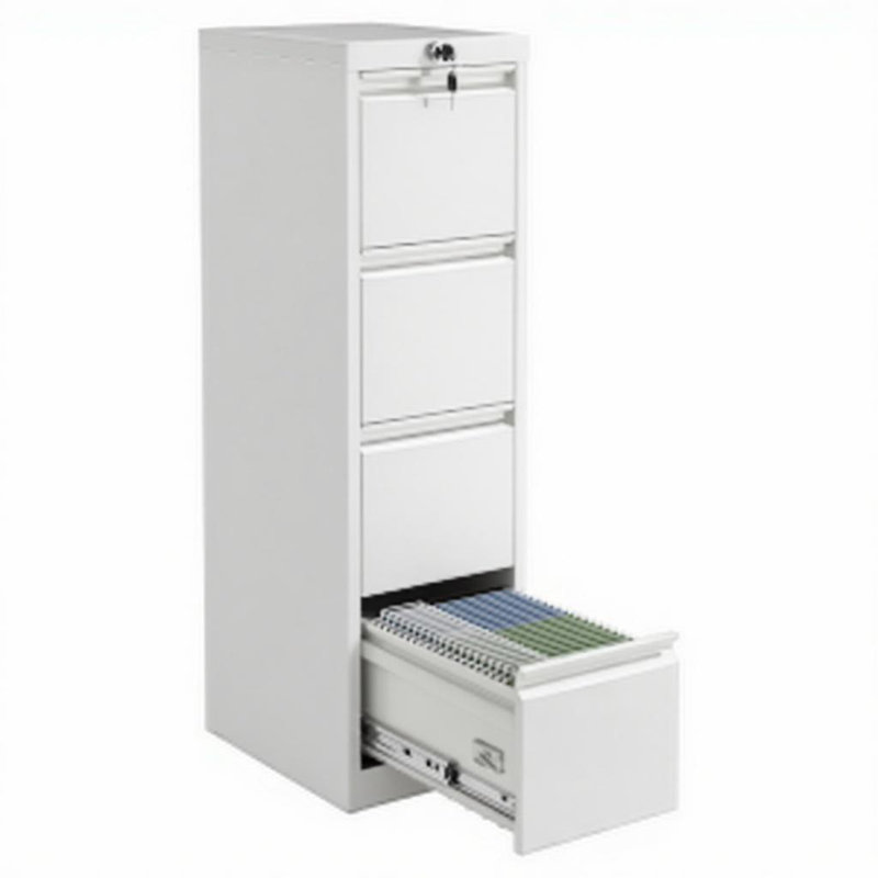 38 cm W Filing Cabinet, White