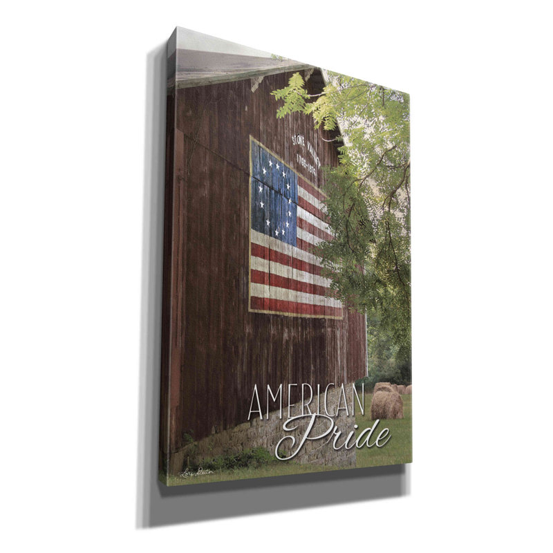 Calline American Pride par Lori Deiter, H 18 po x l 12 po x P 0,75 po
