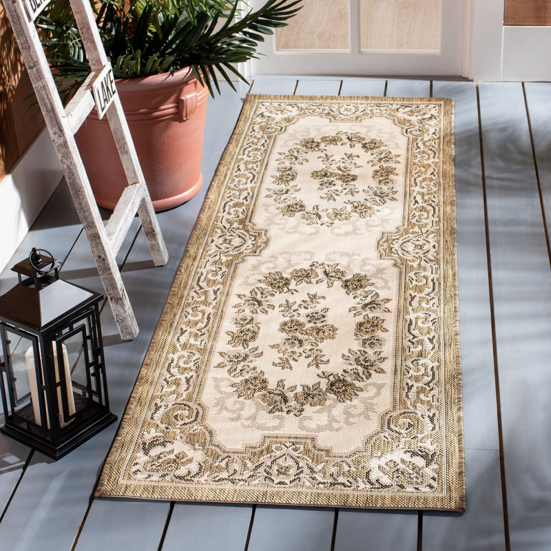 Galena Performance Oriental Indoor/Outdoor Area Rug, Runner 2'3" x 6'7"