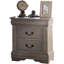 Table de chevet 2 tiroirs, table de bout, table d'appoint Wan -1540704818