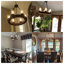 Lustre en bois 6 lumières Temescal-321883908
