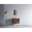Meuble-lavabo mural moderne sans drain avec lavabo en céramique avec 3 trous de robinet sans drain H 21,1 po x l 29,9 po x P 18,3 po-143101535