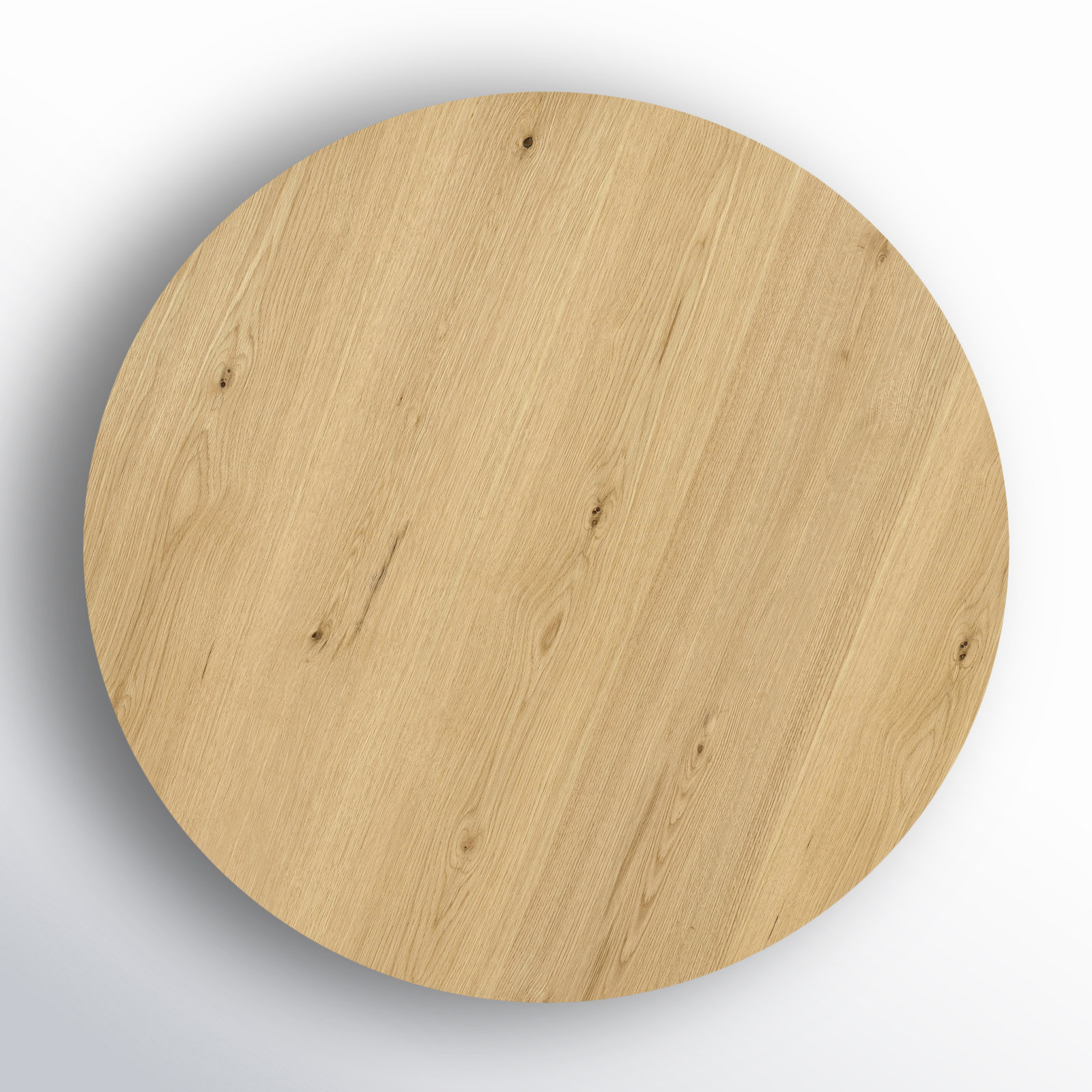 Taryn 42" Drum Coffee Table, Natural