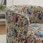 Fauteuil demi-tonneau pivotant rembourré Bryonie
