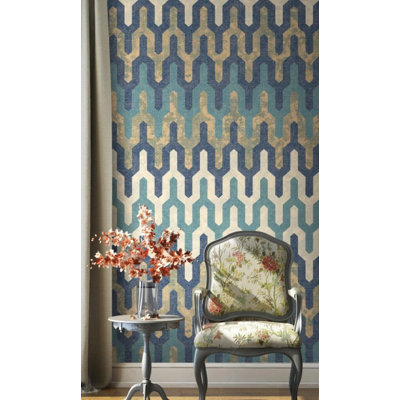 Latovia Peel & Stick Geometric Shapes Wall Mural