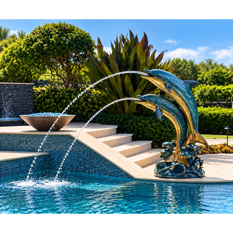Sculpture en bronze coulé In Perfect Sync