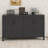 Buffet Cabinet With Drawers, Large Sideboard Buffet Storage Cabinet With Shelves And Doors-415938683