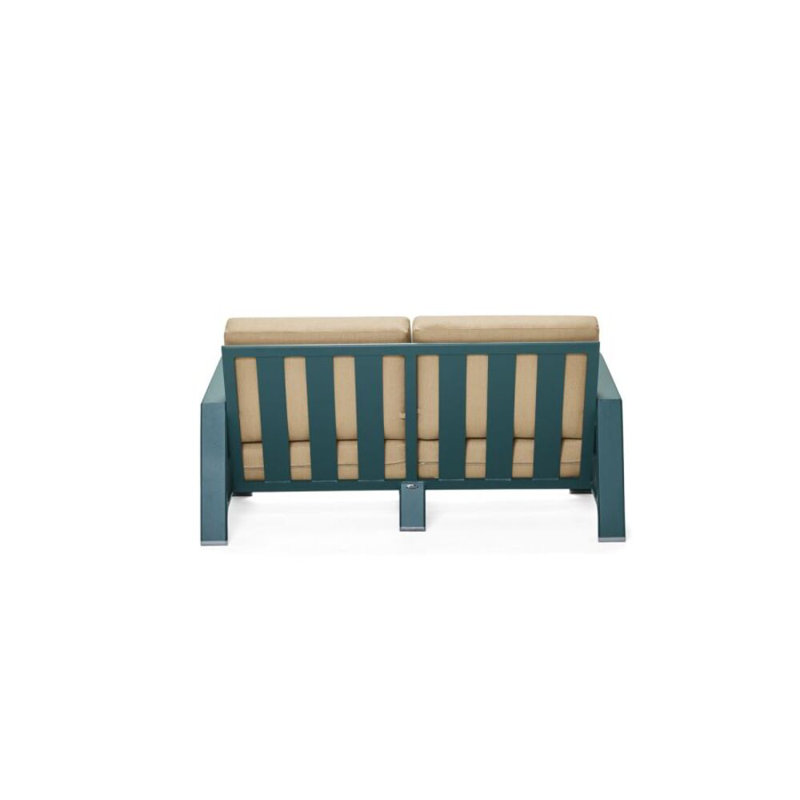 Causeuse d'extérieur 55 po avec coussins Elevation, Brun châtaigne, Toile spa Sunbrella®
