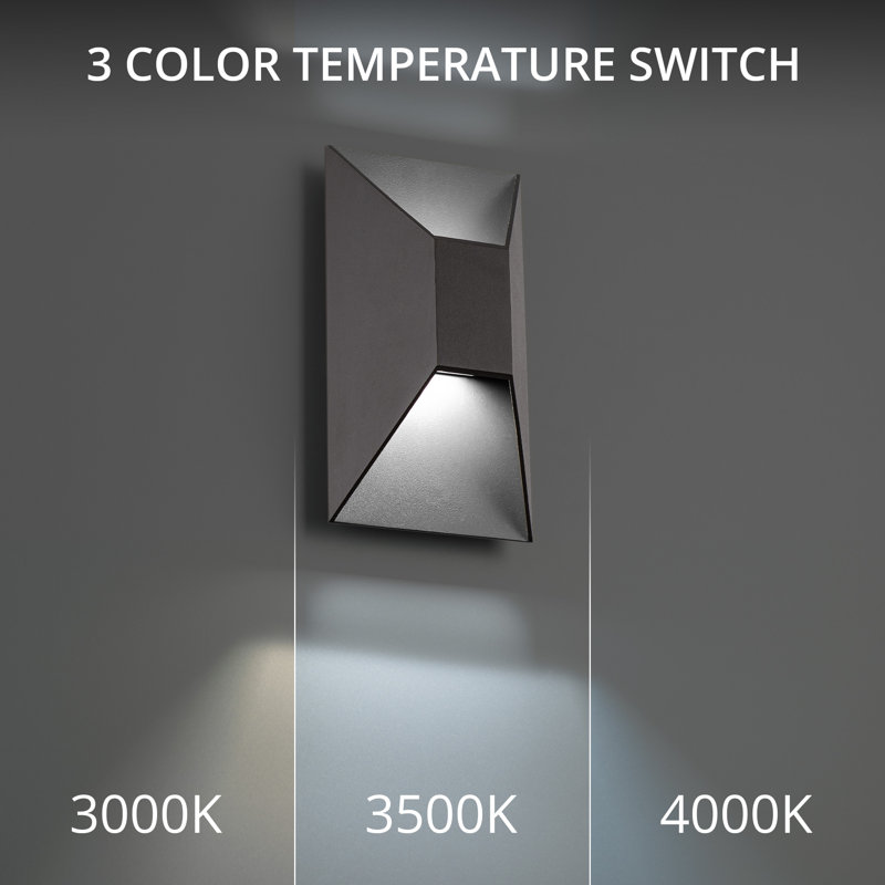 Maglev 2 - Light LED Flush Mounted Sconce, 10" H x 5.5" W x 3.625" D, White, 4000K