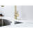 Pull Out Spray Kitchen Faucet, Brushed Gold Ornament, Stainless Steel, 360 Rotating Nozzle, Corrosion & Rust Character-1633256706