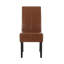 Chaise en bois de polyuréthane et bois massif 17,75 "x P 25,2" x H 39,5 "pertica