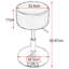 Figen Swivel Upholstered Counter Stool with Metal Frame-711483758