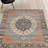 Blue Medallion Hand Woven Area Rug-1421860277