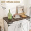 Buffet Modern Farmhouse avec porte de grange et tablette réglable pour un rangement polyvalent et une utilisation stable