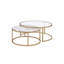 Tables gigognes avec dessus effet marbre Airy