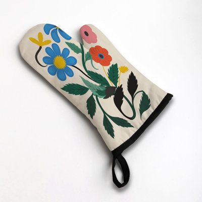 Serre en coton Floral Splash Oven