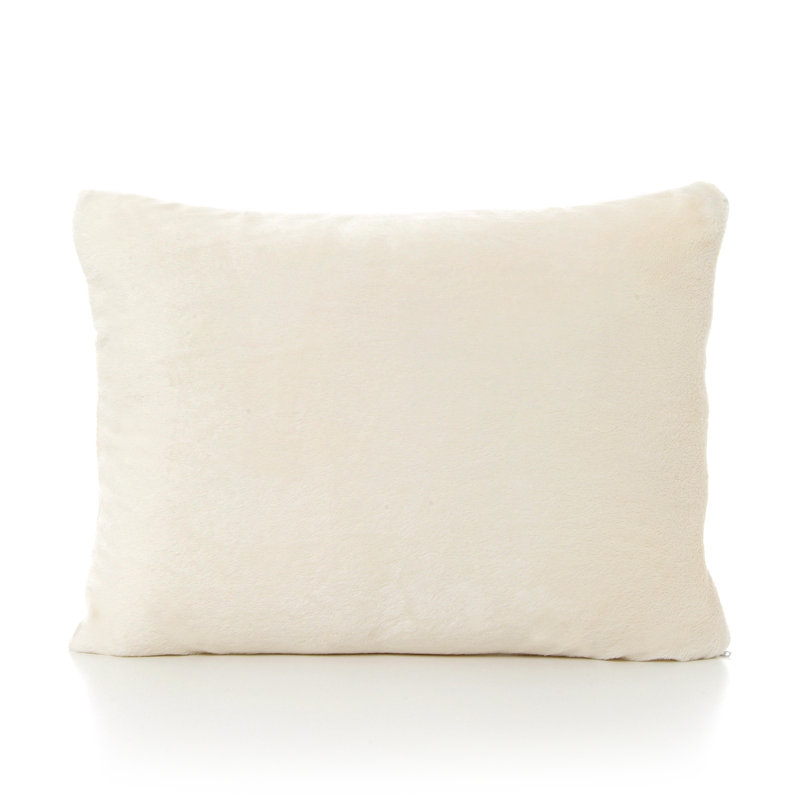 My First Reversible Toddler Pillow Cover & Insert, Cream/Off White