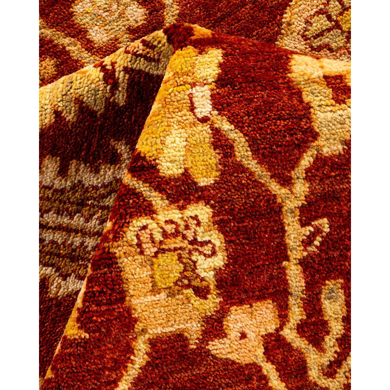 Eclectic One-of-a-Kind 5' 1" x 8' 8" Hand Knotted Area Rug