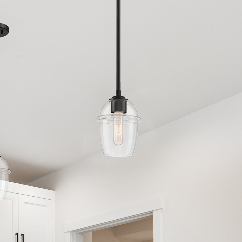 Dayville 1 - Light Single Pendant, Matte Black