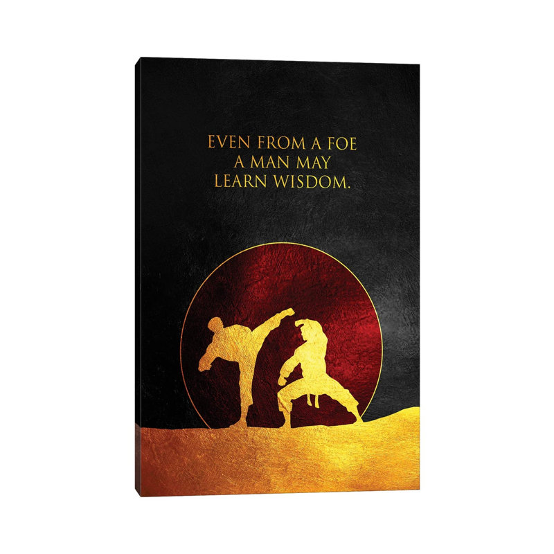 Learn From Everyone by Adrian Baldovino - Wrapped Canvas Print, 20.32 cm H x 30.48 cm W