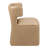 Sardinia Vegan Leather Dining Chair With Casters-101479845