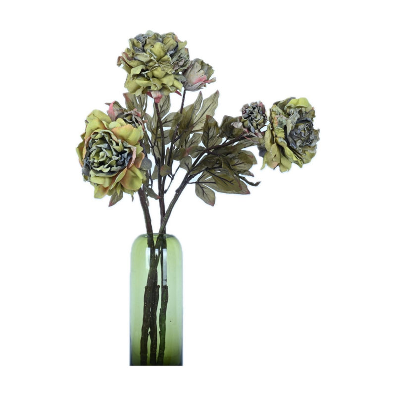 Décoration de table 24 po H artificielle avec longues tiges pour vase, Vert